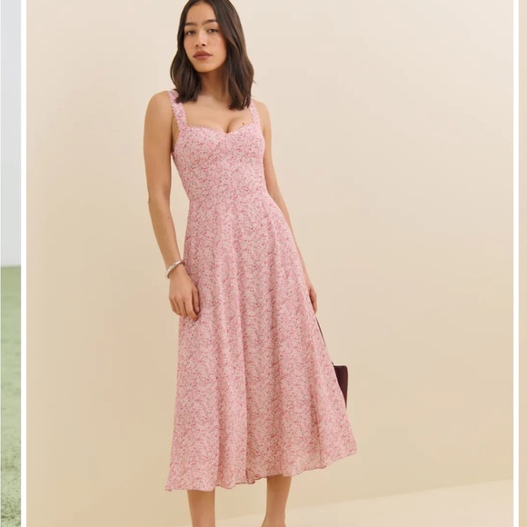 NWT REFORMATION Lela Dress, Rosin, size 6 - Picture 3 of 4